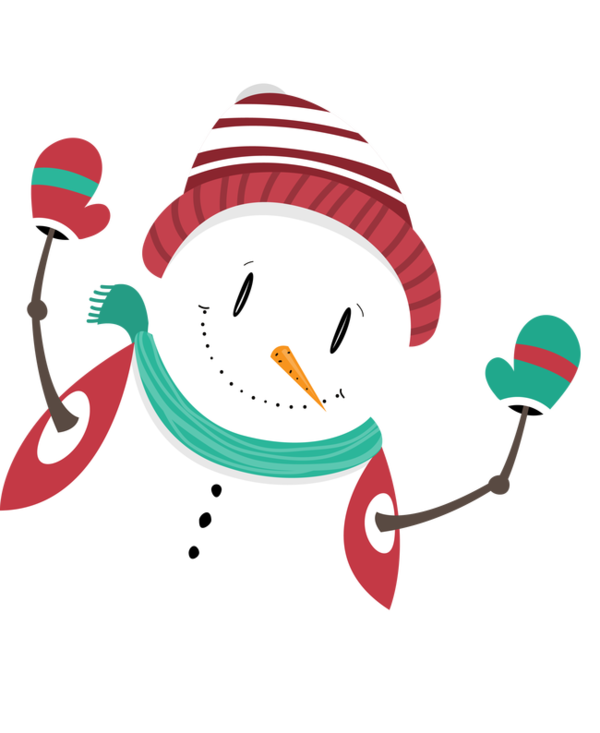 Transparent Christmas Greeting Card Christmas Card Snowman Christmas Ornament for Christmas