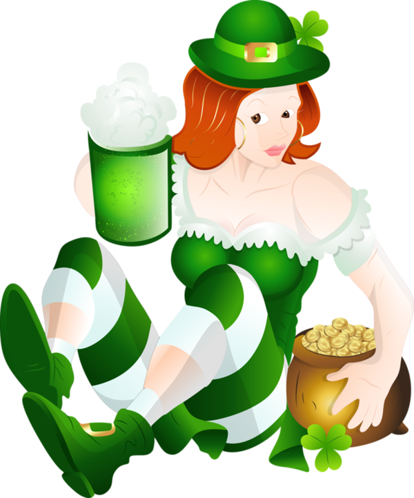 Transparent Leprechaun for St. Patrick's Day for St Patricks Day