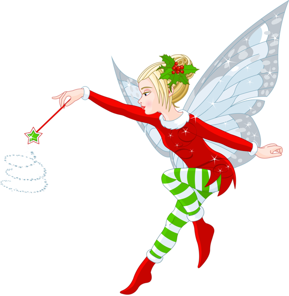 Transparent Fairy Christmas Fairy Tale Christmas Ornament Pollinator for Christmas
