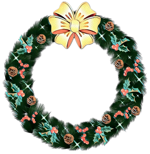Transparent Wreath Christmas Ornament Christmas Day Christmas Decoration for Christmas