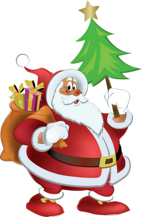 Transparent Santa Claus Christmas Ornament Christmas Tree Cartoon for Christmas