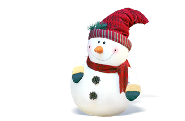 Transparent Christmas Software Snowman Christmas Ornament for Christmas
