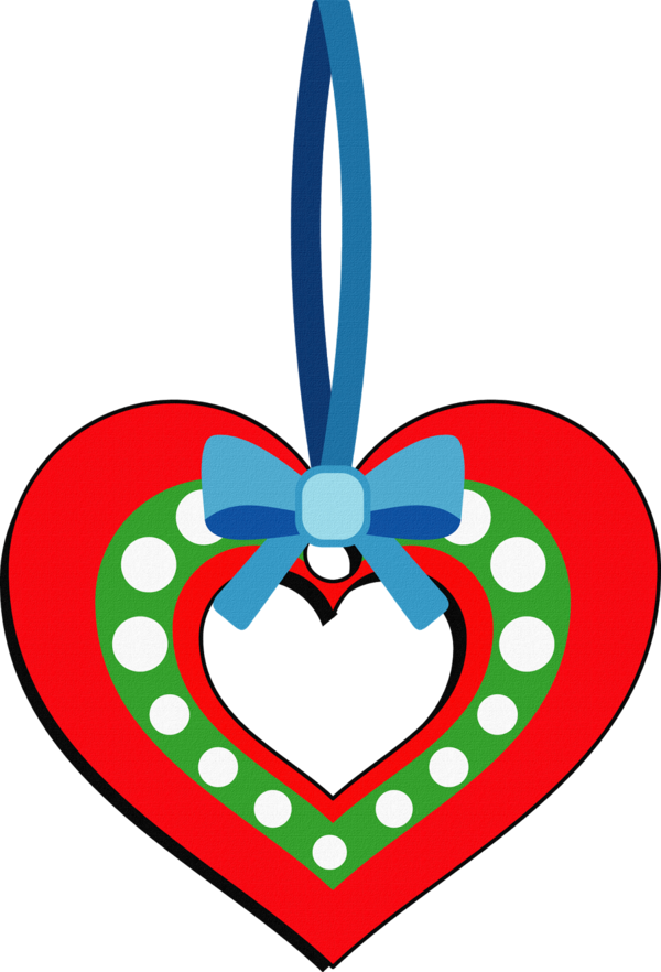 Transparent Christmas Day Drawing Christ Child Heart Christmas Ornament for Christmas