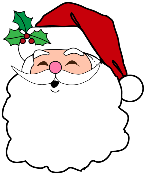 Transparent Santa Claus Drawing Christmas White for Christmas