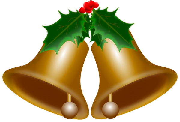 Transparent Christmas Jingle Bell Bell Leaf for Christmas