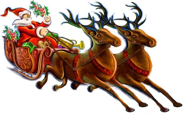 Transparent Ded Moroz Reindeer Santa Claus Christmas Decoration Food for Christmas