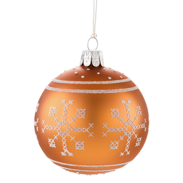 Transparent Christmas Ornament Bombka Christmas Day Orange Lighting for Christmas