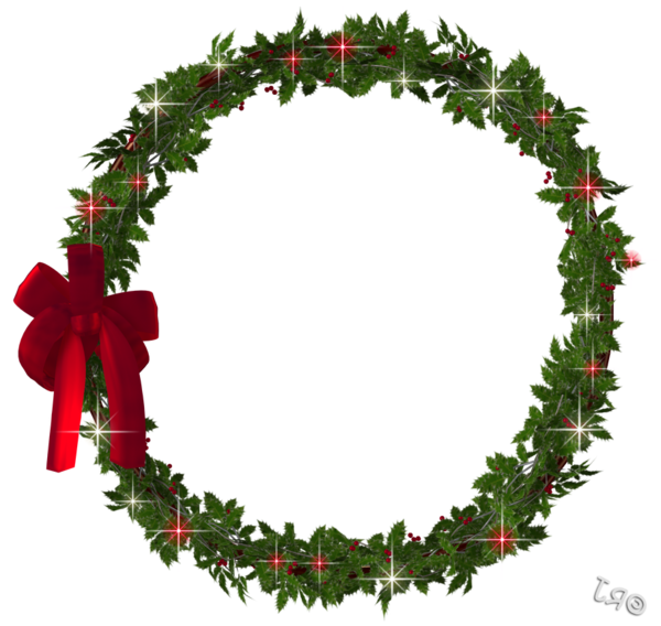 Transparent Wreath Christmas Ornament Spruce Christmas Decoration for Christmas