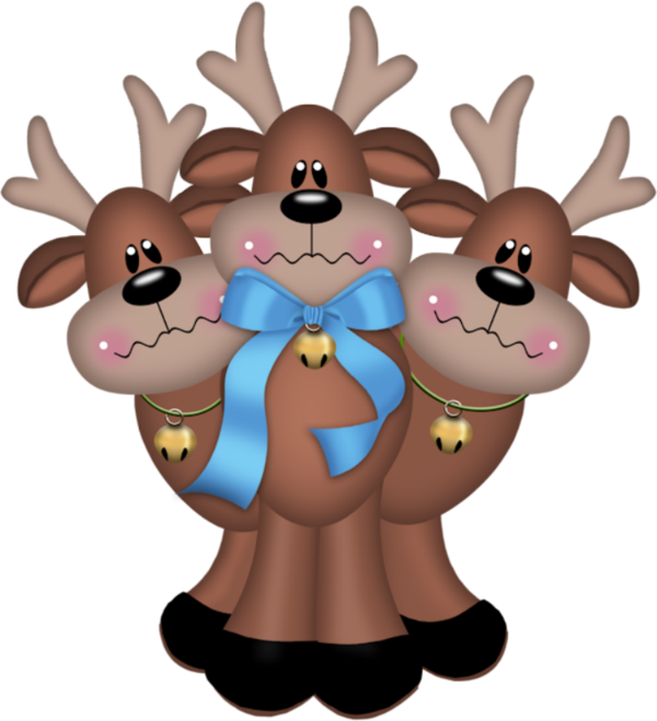Transparent Reindeer Rudolph Santa Clauss Reindeer Cartoon Animation for Christmas