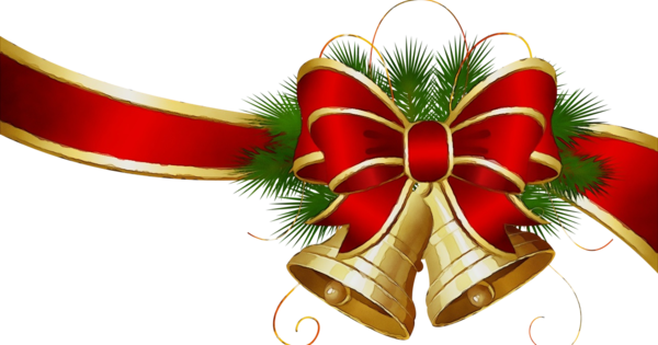Transparent Jingle Bell Bell Christmas Day Ribbon Christmas Ornament for Christmas