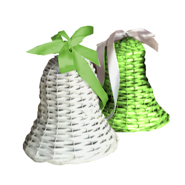 Transparent Bell Christmas Knitting Flowerpot for Christmas