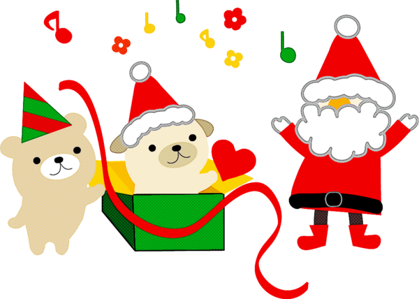 Transparent Santa Claus Christmas Day Reindeer Cartoon Christmas for Christmas