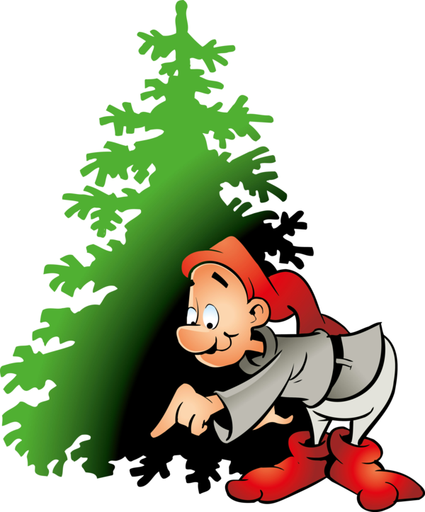 Transparent Cartoon Drawing Pine Christmas Ornament Conifer for Christmas