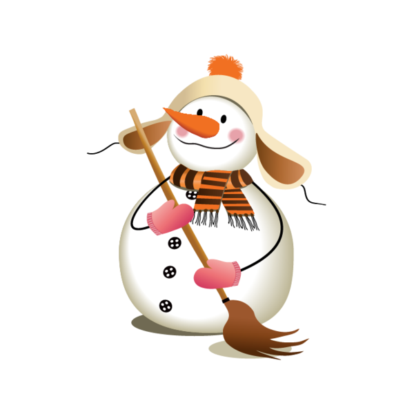 Transparent Christmas Christmas Ornament Snowman Bird for Christmas