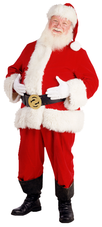 Transparent Santa Claus Saint Nicholas Christmas Christmas Ornament Costume for Christmas