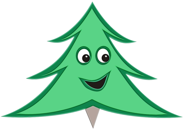 Transparent Christmas Day Christmas Tree Santa Claus Green Colorado Spruce for Christmas