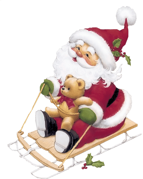 Transparent Santa Claus Saint Nicholas Day Christmas Christmas Ornament for Christmas