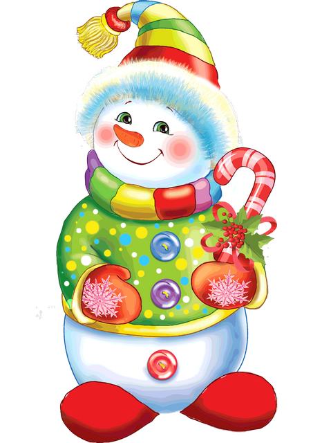 Transparent Candy Cane Snowman Christmas Food Christmas Ornament for Christmas