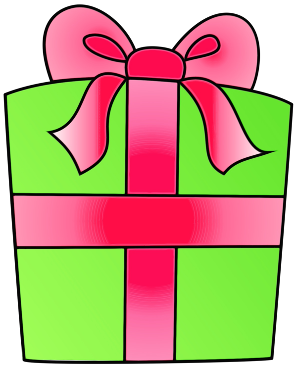 Transparent Gift Computer Icons Christmas Gift Green Pink for Christmas