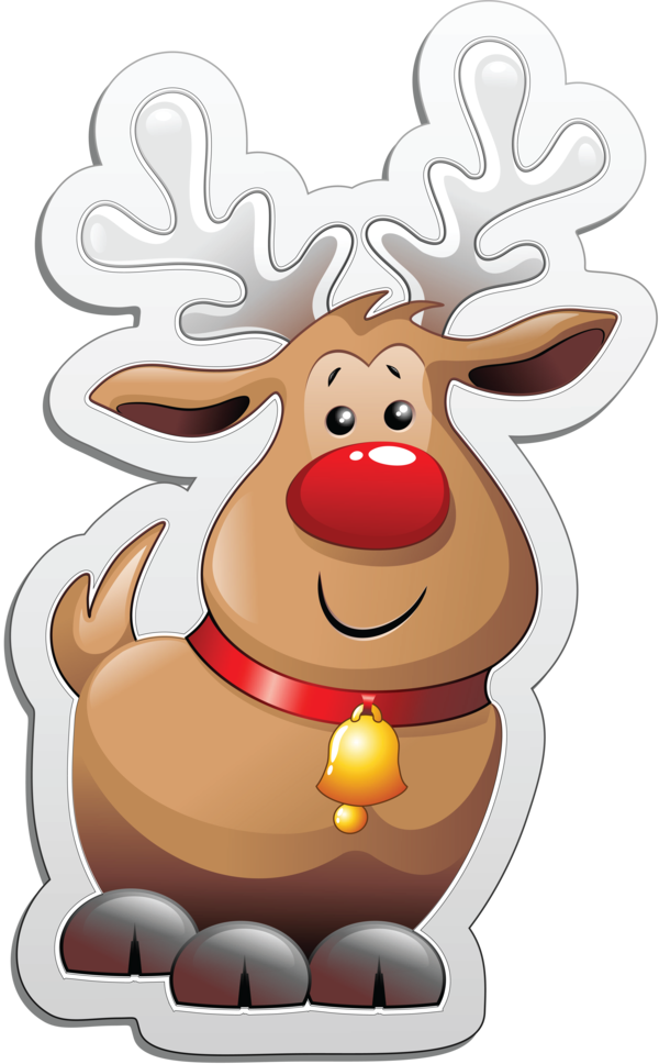 Transparent Reindeer Santa Claus S Reindeer Santa Claus Christmas Christmas Ornament for Christmas