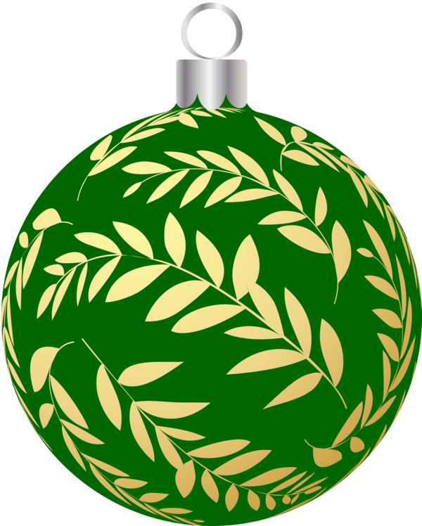 Transparent Christmas Christmas Ornament Circle Leaf for Christmas
