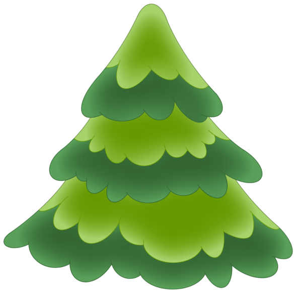 Transparent Christmas Ornament Spruce Christmas Tree Green for Christmas