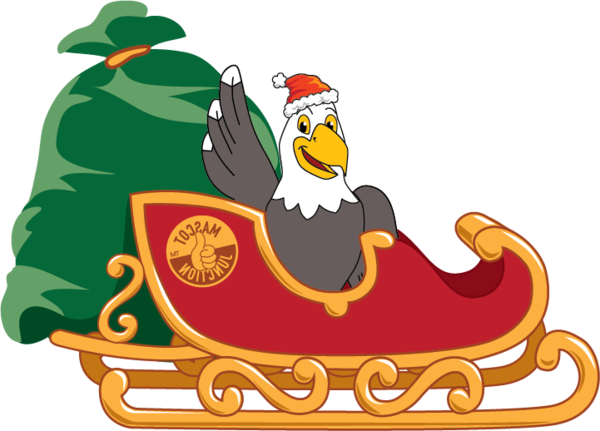 Transparent Santa Claus Christmas Day Bird Chicken for Christmas
