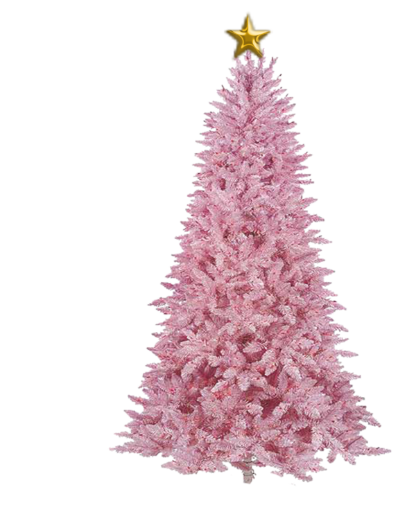 Transparent Artificial Christmas Tree Christmas Christmas Tree Pink for Christmas