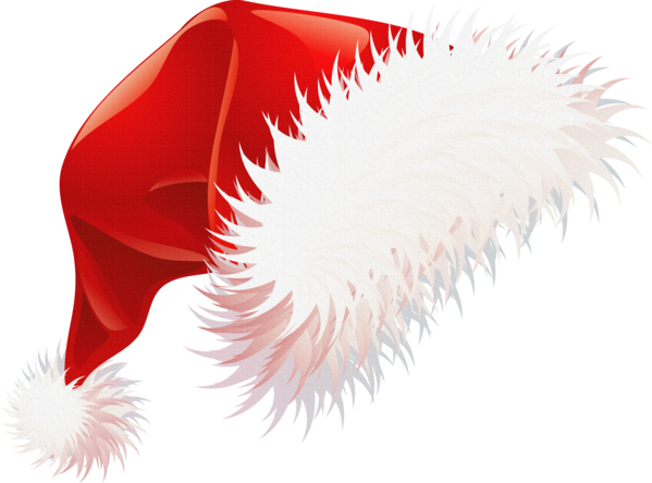 Transparent Christmas Santa Claus Clip Art Christmas Red Eyelash for Christmas