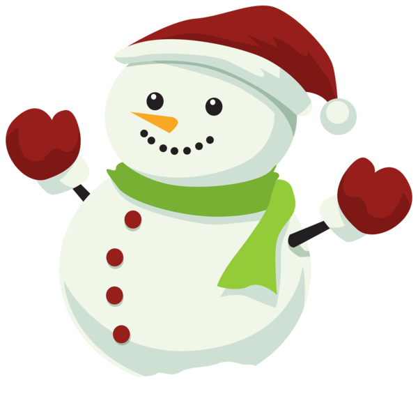 Transparent Christmas Day Snowman Drawing Cartoon for Christmas