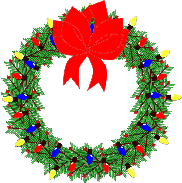 Transparent Wreath Christmas Day Clip Art Christmas Leaf for Christmas