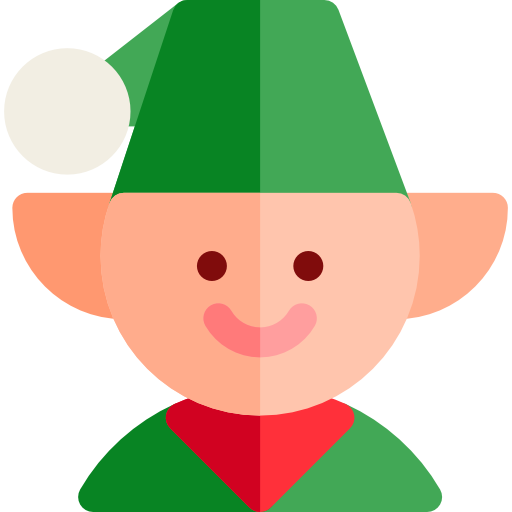 Transparent Christmas Character Nose Green for Christmas