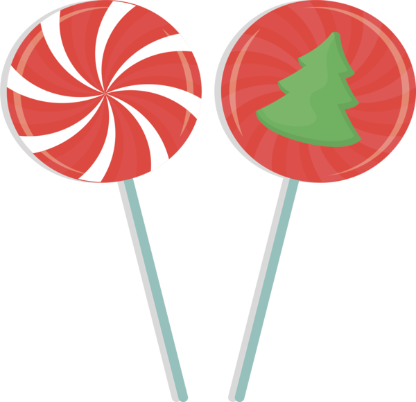 Transparent Lollipop Christmas Sugar Line for Christmas