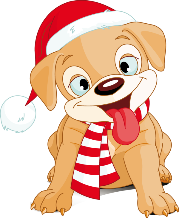 Transparent Cat Dog Puppy for Christmas