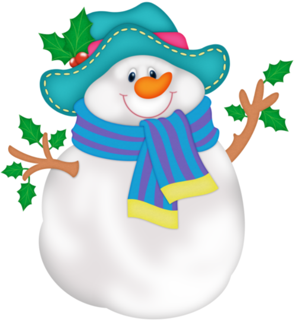 Transparent Winter Snowman Winter Clothing Christmas Ornament for Christmas