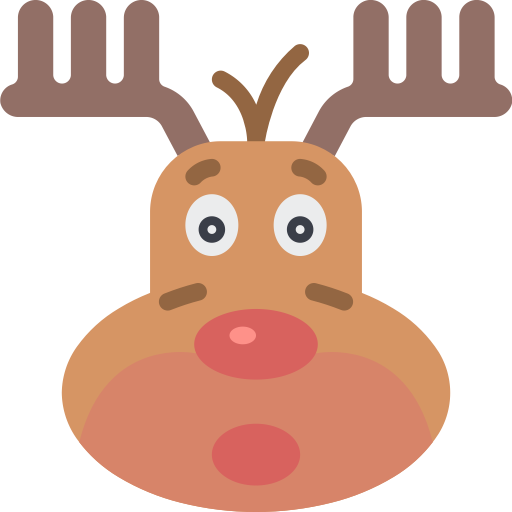 Transparent Santa Claus Christmas Day Reindeer Nose Deer for Christmas