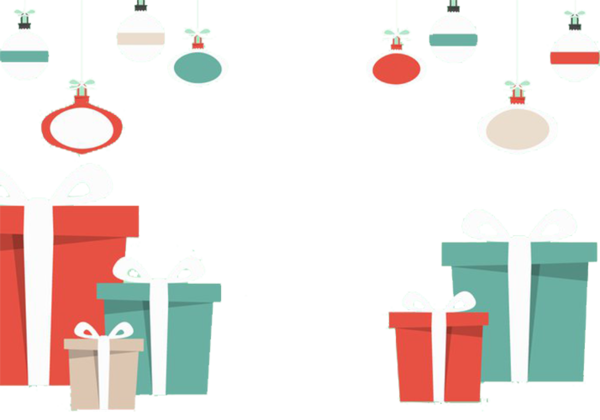 Transparent Gift Christmas Christmas Gift Angle Area for Christmas