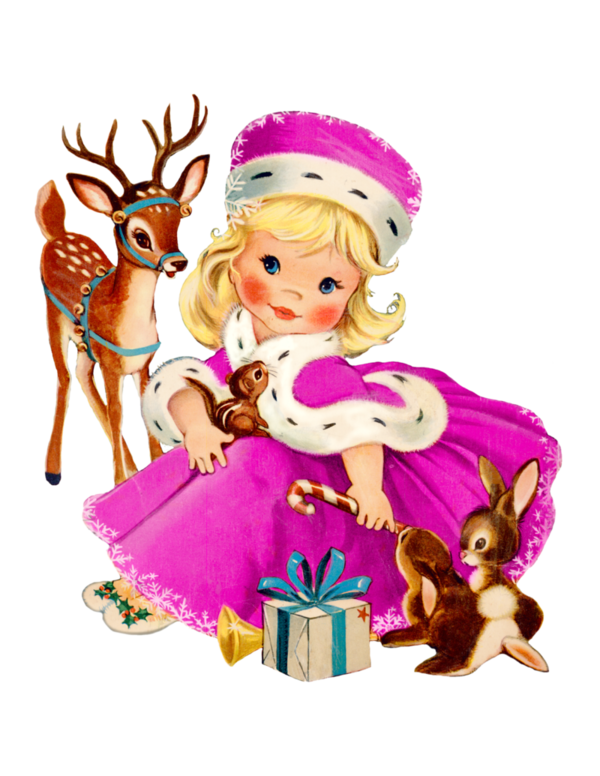 Transparent Christmas Christmas Card Holiday Doll Toy for Christmas