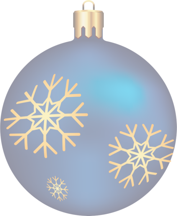 Transparent Blue Christmas Ornament Holiday Ornament for Christmas