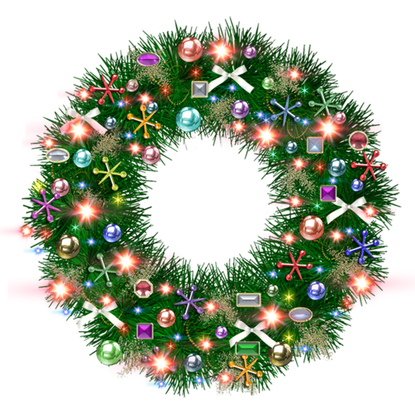 Transparent Christmas Tree Wreath Christmas Ornament Christmas Decoration for Christmas