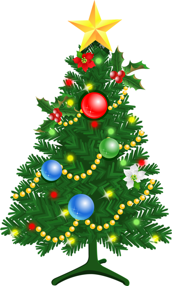 Transparent Santa Claus Christmas Day Tree Christmas Tree Christmas Decoration for Christmas