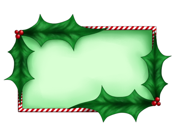 Transparent Christmas Label Gift Christmas Ornament Leaf for Christmas
