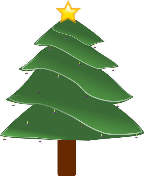 Transparent Pine Christmas Tree Tree Christmas Decoration for Christmas