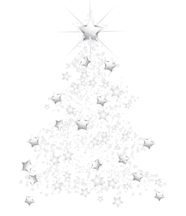 Transparent Ded Moroz Christmas Christmas Tree Triangle Symmetry for Christmas