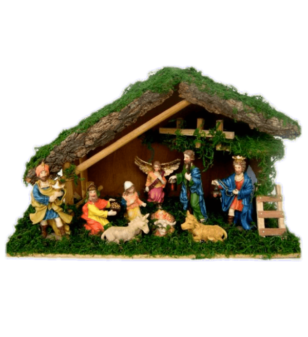 Transparent Nativity Scene Christmas Nativity Of Jesus Miniature Christmas Decoration for Christmas
