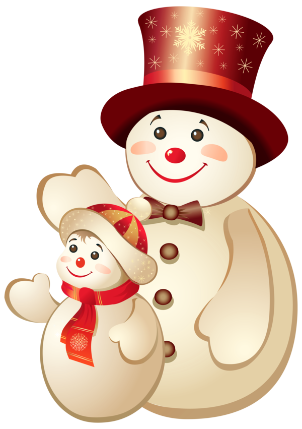 Transparent New Year January 1 Christmas Snowman Christmas Ornament for Christmas