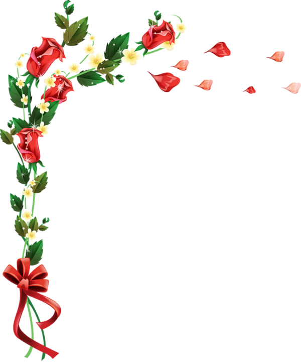 Transparent Animation Rose Flower Heart Christmas Decoration for Christmas