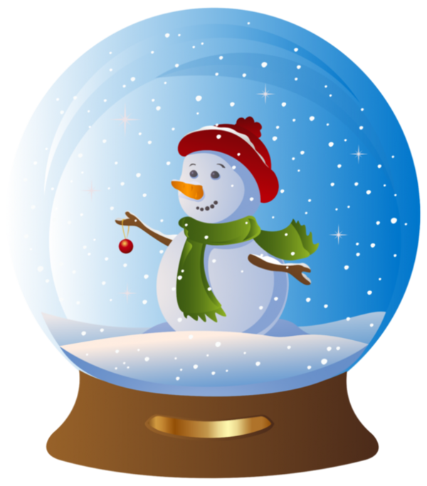 Transparent Santa Claus Snow Globes Christmas Day Snowman Christmas Ornament for Christmas