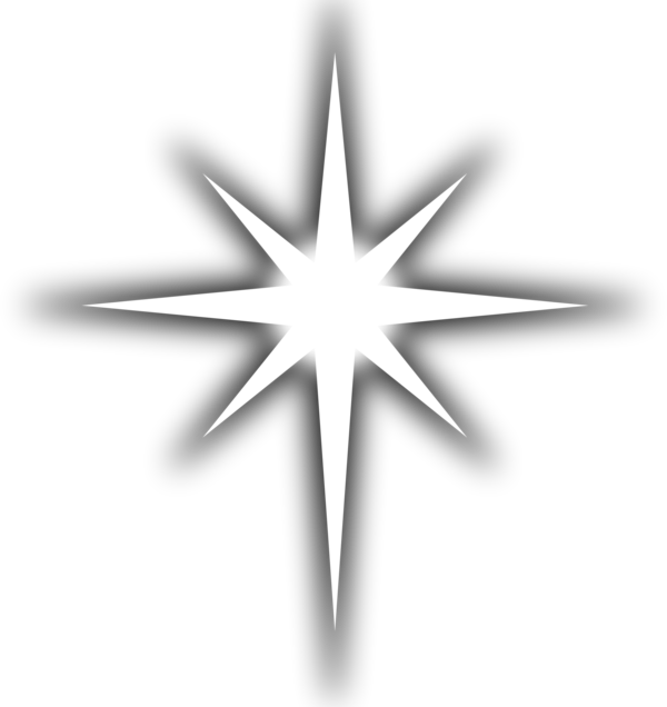 Transparent Star Of Bethlehem Christmas Day Christmas Tree Star Symmetry for Christmas