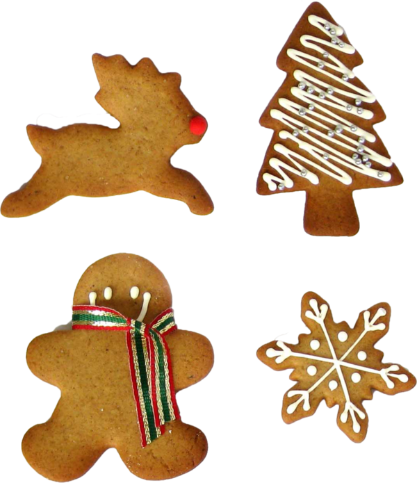 Transparent Biscuits Gingerbread Christmas Cookie Christmas Ornament Snack for Christmas